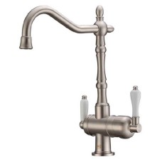 Смеситель для кухни ZorG Clean Water ZR 326 YF NICKEL Никель