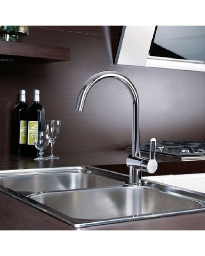 Смеситель для кухни Paffoni Ringo RIN180CR Хром