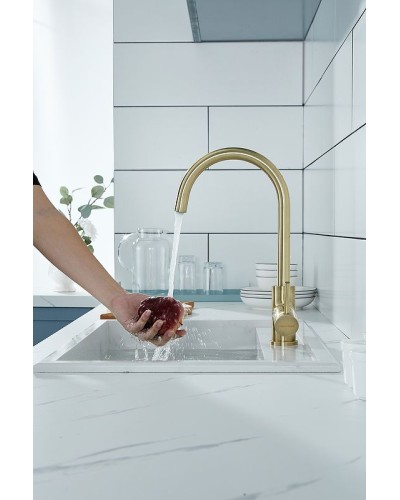 Смеситель для кухни Paulmark Essen Es213211-BR Бронза