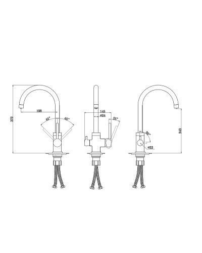 Смеситель для кухни Paulmark Essen Es213211-BR Бронза