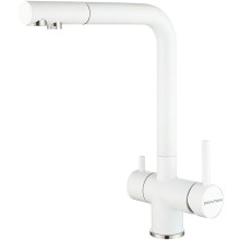 Смеситель для кухни Paulmark Skalen Sk213020-431 Белый матовый