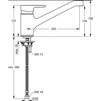 Смеситель для кухни Ideal Standard Active B8079AA