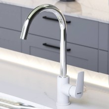 Смеситель для кухни Damixa RedBlu Origin Balance 790730000 Хром Белый