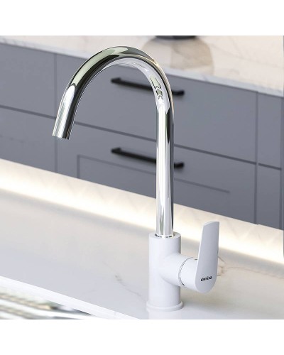 Смеситель для кухни Damixa RedBlu Origin Balance 790730000 Хром Белый