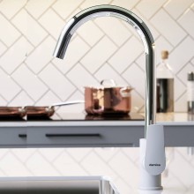 Смеситель для кухни Damixa RedBlu Origin Balance 790730000 Хром Белый