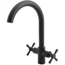 Смеситель для кухни Orange Mia M34-821B Черный матовый