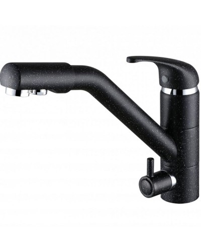 Смеситель для кухни Paulmark Hessen He213017-308 Черный