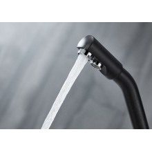 Смеситель для кухни Paulmark Hessen He213017-418 Черный металлик