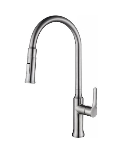 Смеситель для кухни BelBagno BB-LAM38-IN Нержавеющая сталь