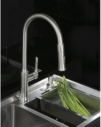 Смеситель для кухни BelBagno BB-LAM38-IN Нержавеющая сталь