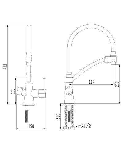Смеситель для кухни Lemark Comfort LM3070C-Yellow Желтый Хром