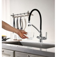 Смеситель для кухни Lemark Comfort LM3070C-Orange Оранжевый Хром