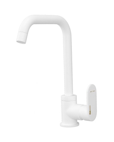 Смеситель для кухни WasserKRAFT Mindel 8507 Белый матовый