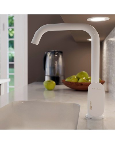 Смеситель для кухни WasserKRAFT Mindel 8507 Белый матовый