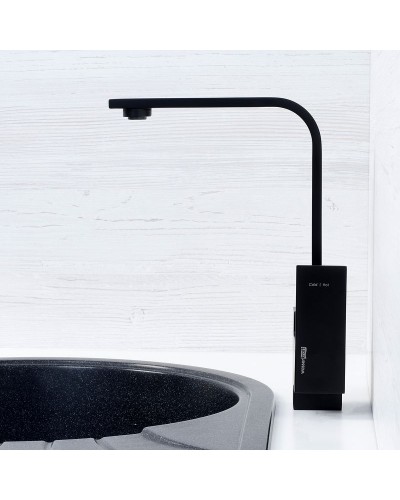 Смеситель для кухни WasserKRAFT Abens 2007 Чёрный матовый