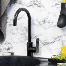 Смеситель для кухни WasserKRAFT Glan 6607 Черный глянцевый
