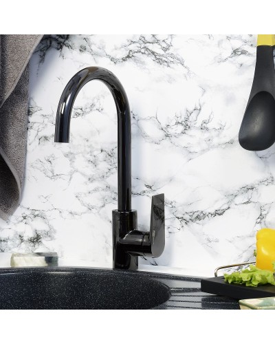 Смеситель для кухни WasserKRAFT Glan 6607 Черный глянцевый