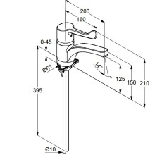 Смеситель для кухни Kludi Medi Care 349080524 Хром