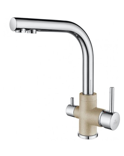 Смеситель для кухни Paulmark Essen Es213011-QUCR Кварц Хром