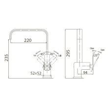 Смеситель для кухни BelBagno Ticino TIC-LAM-CRM
