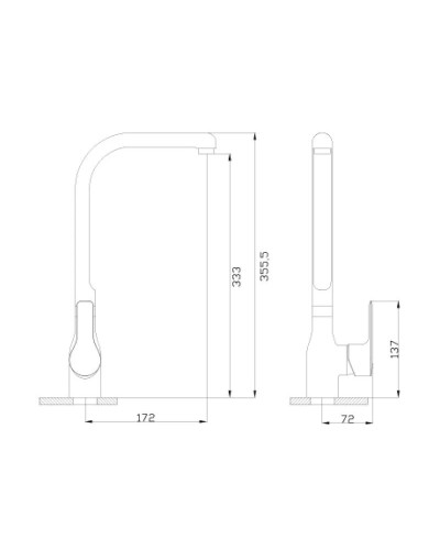 Смеситель для кухни Rossinka V V35-23