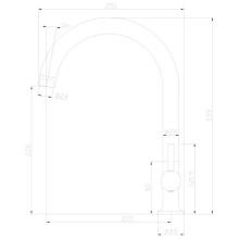 Смеситель для кухни Rossinka X X25-23U