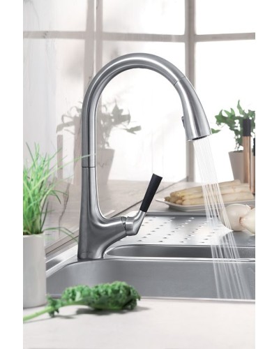 Смеситель для кухни Jacob Delafon Malleco E77748-VS Матовая сталь