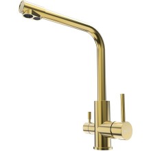 Смеситель для кухни Lemark Expert LM5061G Золото