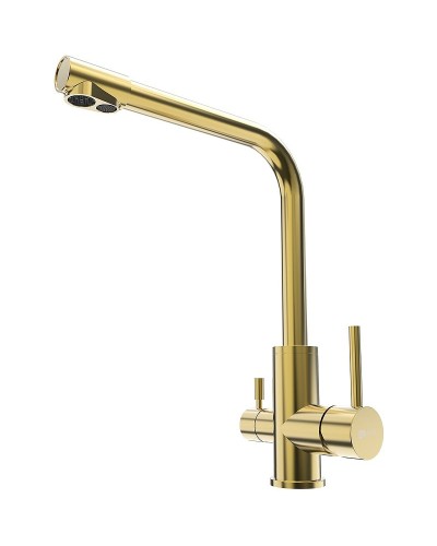 Смеситель для кухни Lemark Expert LM5061G Золото