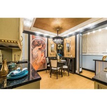 Смеситель для кухни золото Omoikiri Kagoshima-G