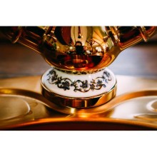 Смеситель для кухни золото Omoikiri Kagoshima-G