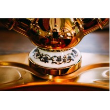 Смеситель для кухни золото Omoikiri Kagoshima-G