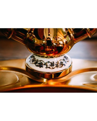 Смеситель для кухни золото Omoikiri Kagoshima-G