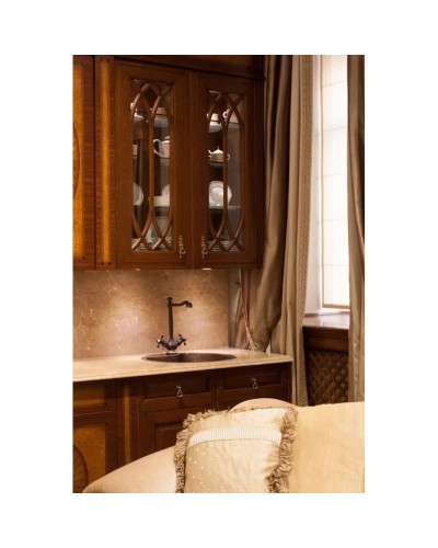 Смеситель для кухни античная бронза Omoikiri Kagoshima-O