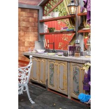 Смеситель для кухни античная бронза Omoikiri Kagoshima-O