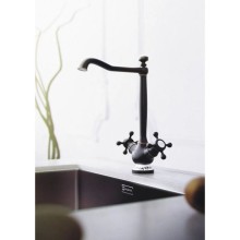 Смеситель для кухни античная бронза Omoikiri Kagoshima-O