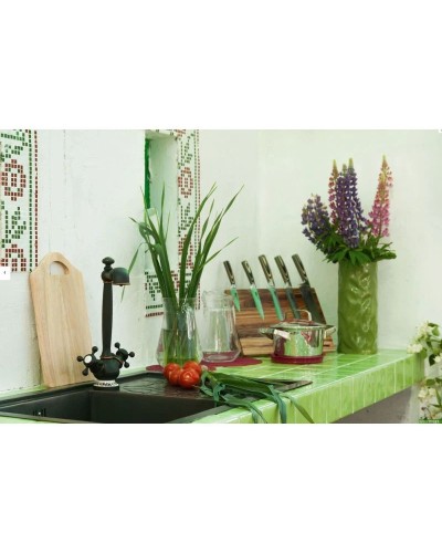 Смеситель для кухни античная бронза Omoikiri Kagoshima-O