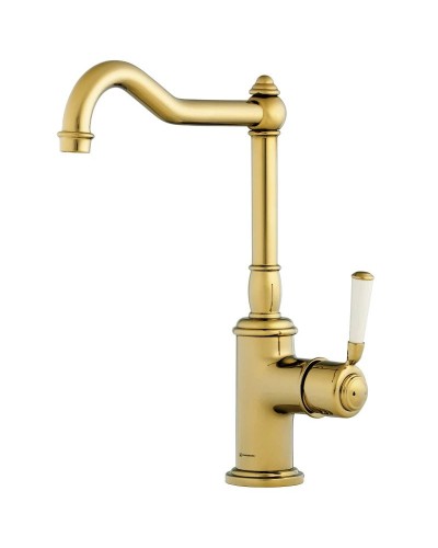 Смеситель для кухни золото Omoikiri Kashiwa-G