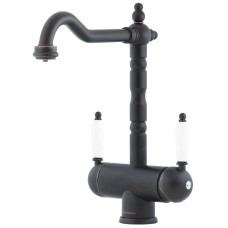 Смеситель для кухни с подключением к фильтру античная бронза Omoikiri Amagasaki-O