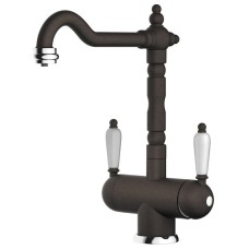 Смеситель для кухни с подключением к фильтру темный шоколад Omoikiri Amagasaki-DC