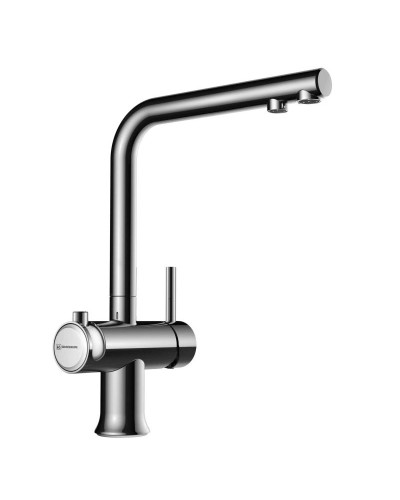 Смеситель для кухни с подключением к фильтру хром/белый Omoikiri Hotaru-CH-WH