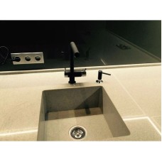 Смеситель для кухни с подключением к фильтру черный Omoikiri Nagano-BL