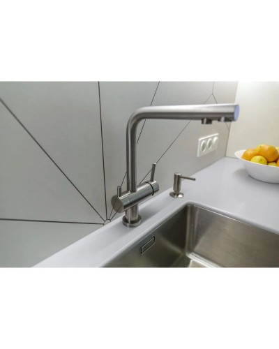Смеситель для кухни с подключением к фильтру нержавеющая сталь Omoikiri Nagano-BN