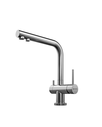 Смеситель для кухни с подключением к фильтру нержавеющая сталь Omoikiri Nagano-BN