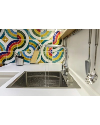 Смеситель для кухни с подключением к фильтру хром Omoikiri Nagano-C