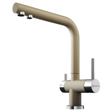 Смеситель для кухни с подключением к фильтру шампань Omoikiri Nagano-CH