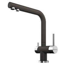 Смеситель для кухни с подключением к фильтру темный шоколад Omoikiri Nagano-DC