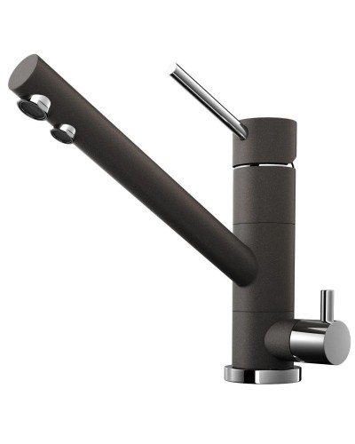 Смеситель для кухни с подключением к фильтру темный шоколад Omoikiri Tonami-DC