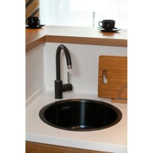 Смеситель для кухни черный Omoikiri Shinagawa-BL