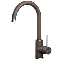 Смеситель для кухни темный шоколад Omoikiri Shinagawa-DC